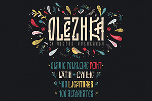 Font "Olezhka"