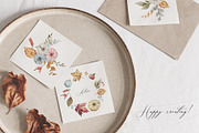 Autumn Time. Watercolor collection., a Decorative Illustration by Elena Medvedeva (Thumbnail 10 of 11)