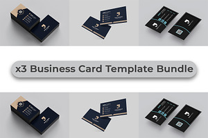Business Card Template Bundle Vol 1, a Business Card Template by takuloerizal