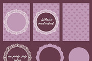 Hand Drawn Vector Lace Frames, an Object Graphic by ArtFM (Thumbnail 10 of 10)