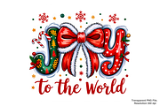 Christmas Coquette Bow PNG, a Graphic by Clipart Bloom (Thumbnail 1 of 2)