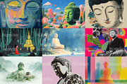 150 Spiritual Buddha Illustrations, a Decorative Illustration by Incomelion (Thumbnail 10 of 21)