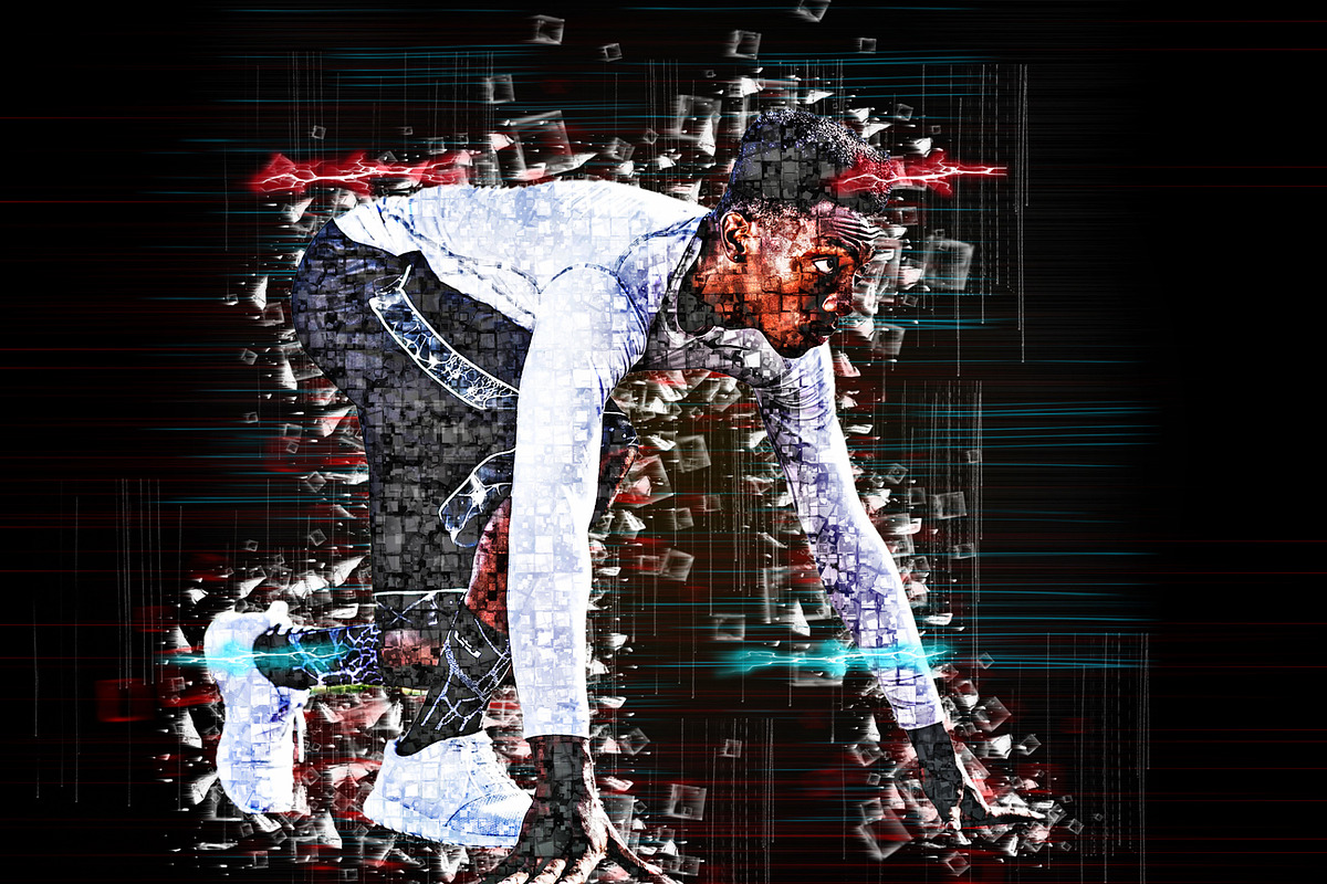 Pixel Stream Effect Photoshop Action, an Action Add-On by Studio Retouch (Photo 4 of 12)