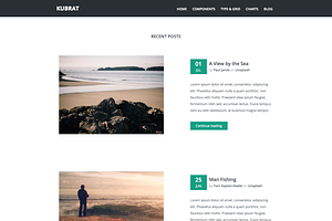 Kubrat Responsive Template