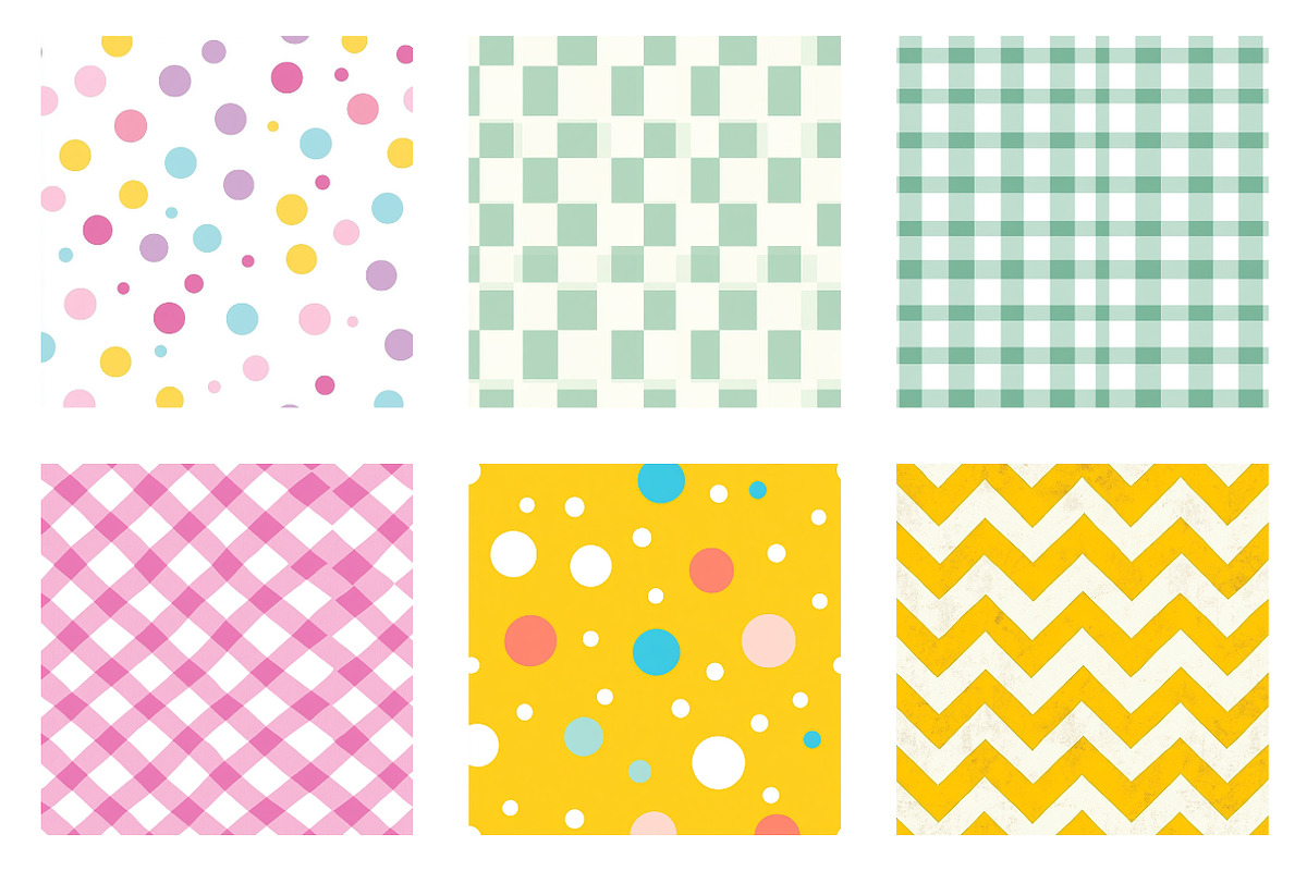 Easter Plaids, Stripes & Patterns, an Illustration by Dream Creation (Photo 4 of 7)