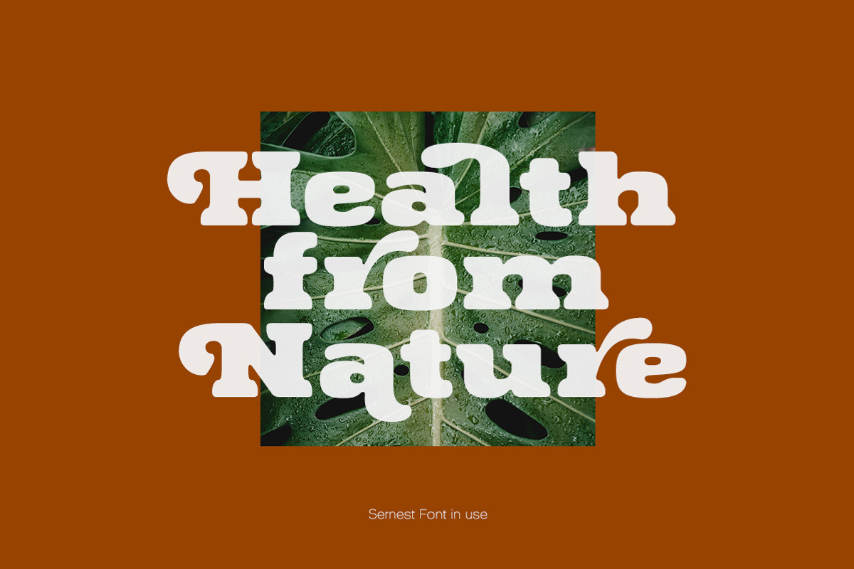 Sernest Display, a Sans Serif Font by Letterhend Studio (Photo 9 of 10)