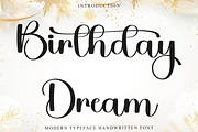 Birthday Dream, a Handwritten Font by InermediaSTUDIO (Thumbnail 1 of 8)