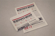 Newspaper Mock-up, an Advertising Mockup by zippypixelstudio (Thumbnail 10 of 14)
