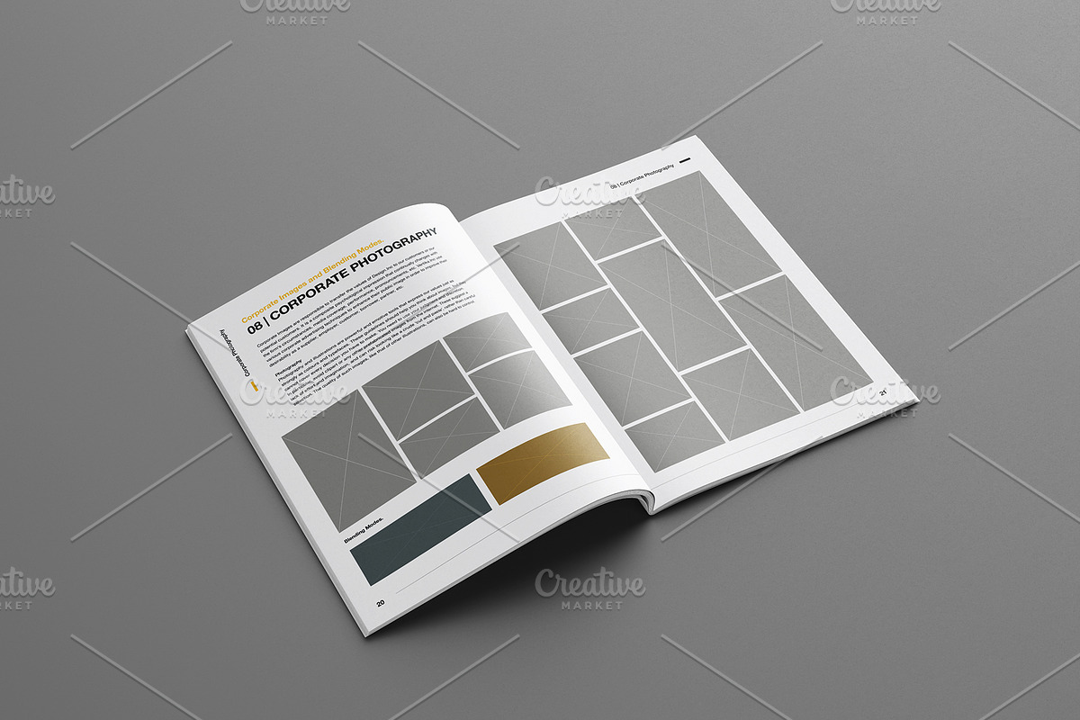 Brand Manual - REAL TEXT, a Brochure Template by Mastergfx (Photo 12 of 13)