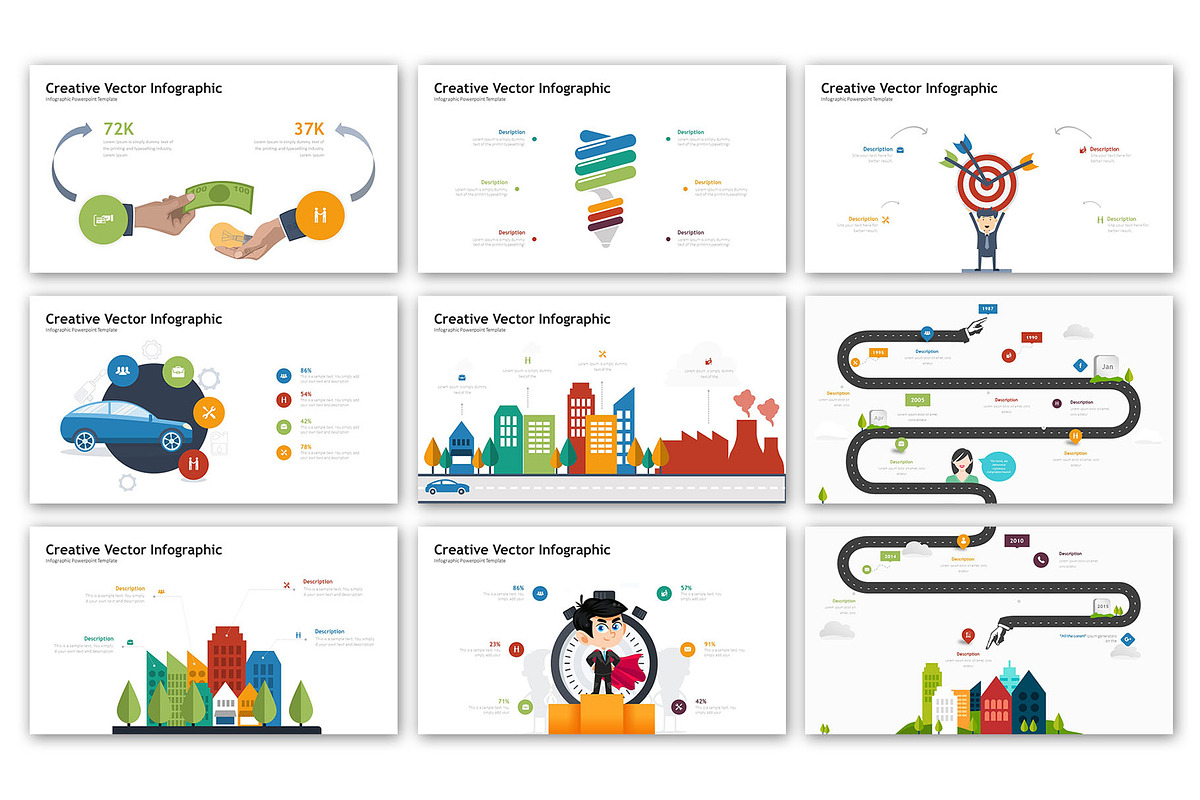 Creative Vector Presentation, a Presentation Template by Digitcase x ...