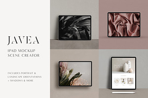 Javea iPad Pro Mockup Scene Creator, an iPad Mockup by Moyo Studio