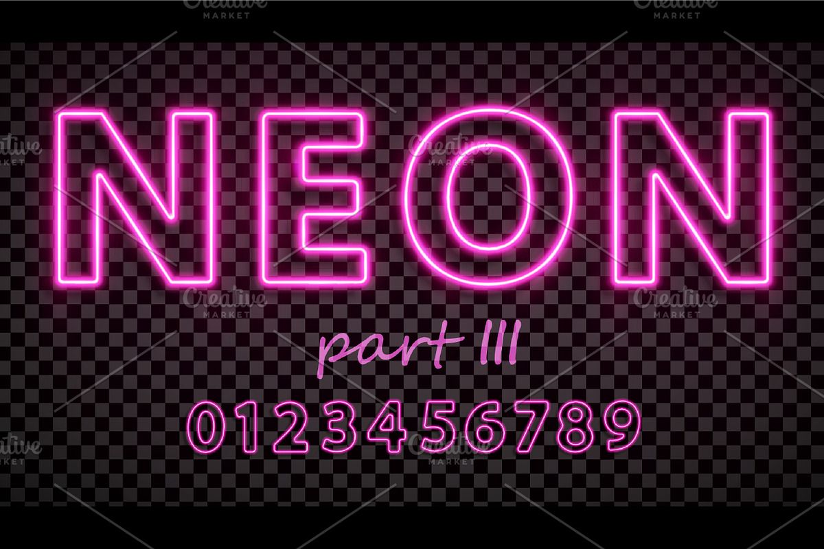 Vector detailed NEON Big pack!, a Technology Illustration by PhotoVector (Photo 4 of 11)
