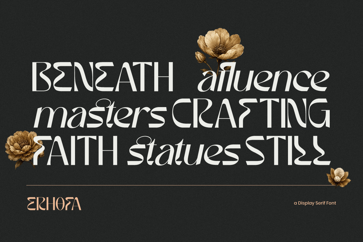 Display Sans Serif - Erhofa, a Sans Serif Font by Font Liner (Photo 5 of 10)