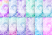 Pastel Tie-dye Patterns, a Pattern Graphic by Vaughn Studios (Thumbnail 2 of 4)