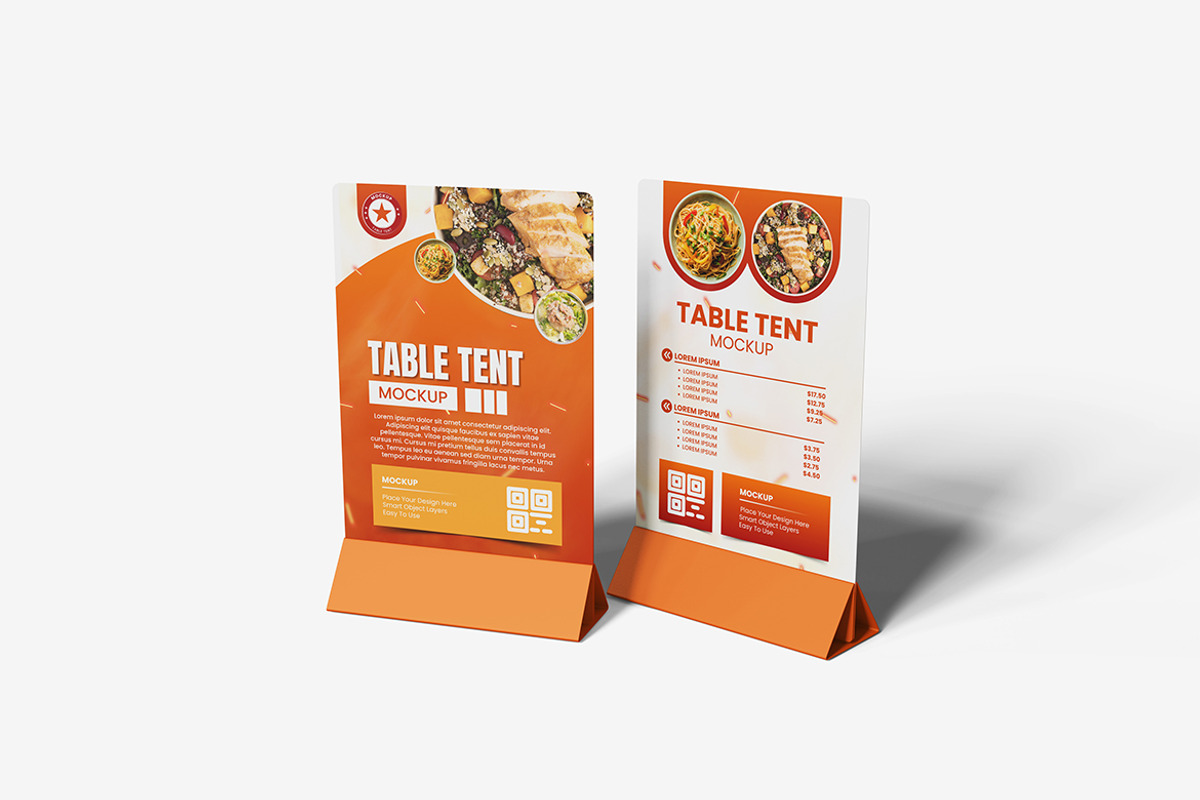 Table Tent Mockup, an Advertising Mockup by bimockup (Photo 4 of 6)