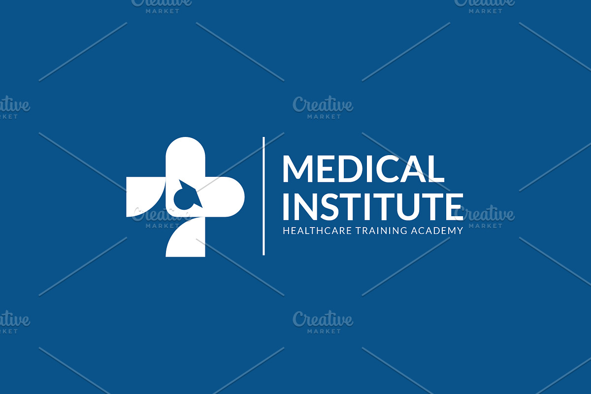 Medical institute healthcare logo, a Branding & Logo Template by Amadul11 (Photo 1 of 4)