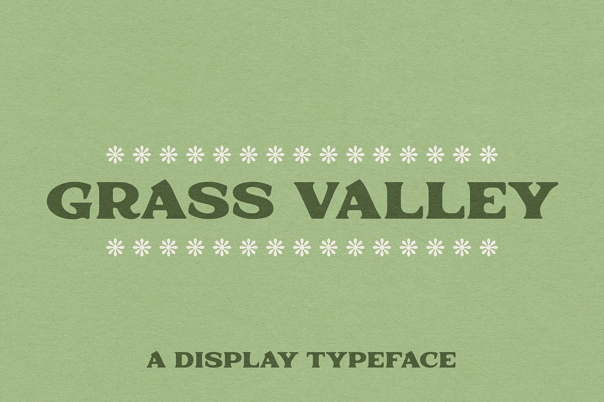 Grass Valley | Display Serif Font, a Serif Font by Yesterday's Type (Photo 1 of 3)