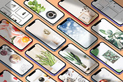 Realistic 3D iPhone Mock-Up Bundle 2, an iPhone Mockup by Graphicsworld125 (Thumbnail 4 of 15)