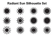 Sunburst Silhouette Collection, an Object Graphic by Creativeshirt (Thumbnail 1 of 3)