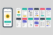 Mobile App UI Kit Template, a Templates & Theme by alexdndz (Thumbnail 3 of 21)
