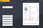 Circle Resume and Letter, a Resume Template by Egotype (Thumbnail 4 of 9)