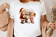 Funny Santa Hot Cocoa Splash PNG, a Seasonal Illustration by CraftArtStudio (Thumbnail 3 of 4)