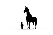Western Cowboy Horse Silhouette Bund, an Illustration by Designs_River (Thumbnail 7 of 51)