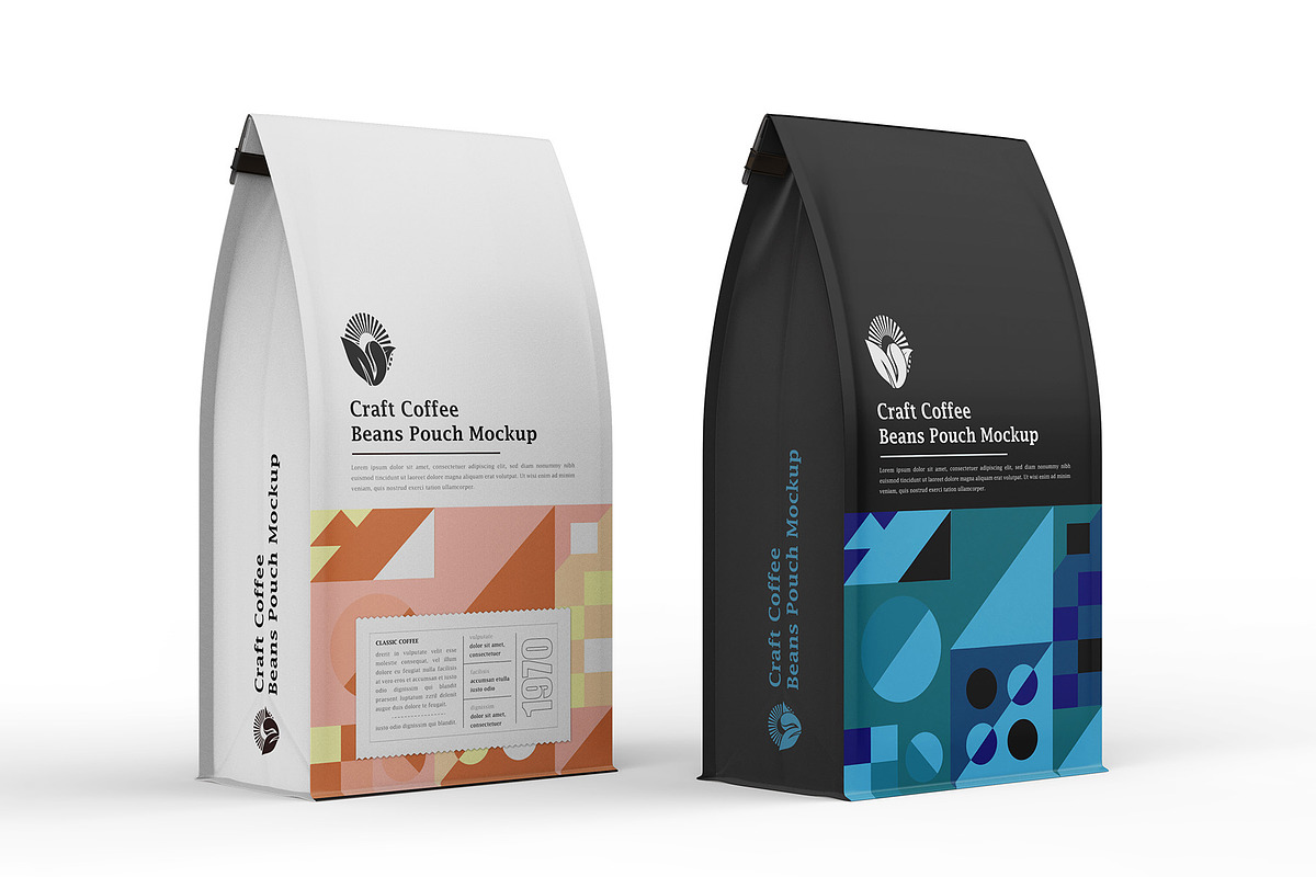 Food or Coffee Pouch Bag Mockup, a Cups & Container Mockup by Ram Studio LLC (Photo 14 of 23)