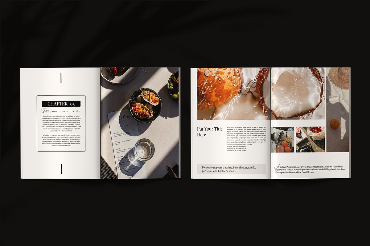 Photo Album Book Template, a Magazine Template by ArtisanaAura (Photo 7 of 14)