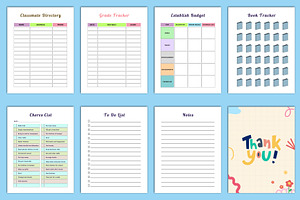 Editable Kids Activities Planner