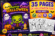 Horror Cutie Halloween Coloring Book, a Seasonal Illustration by Design Home (Thumbnail 2 of 5)