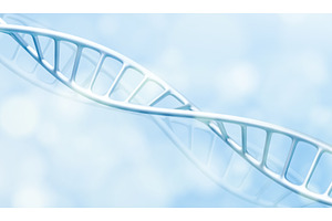 White DNA helix strand structure, an Illustration by art PVP - market