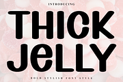 Thick Jelly, a Script Font by InermediaSTUDIO (Thumbnail 1 of 8)
