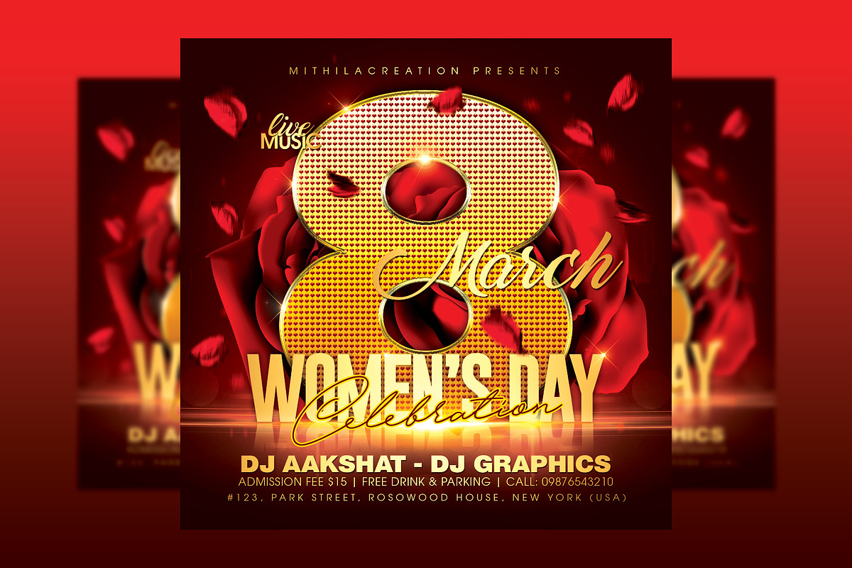 Womens Day Flyer, a Flyer Template by MithilaCreation (Photo 1 of 8)