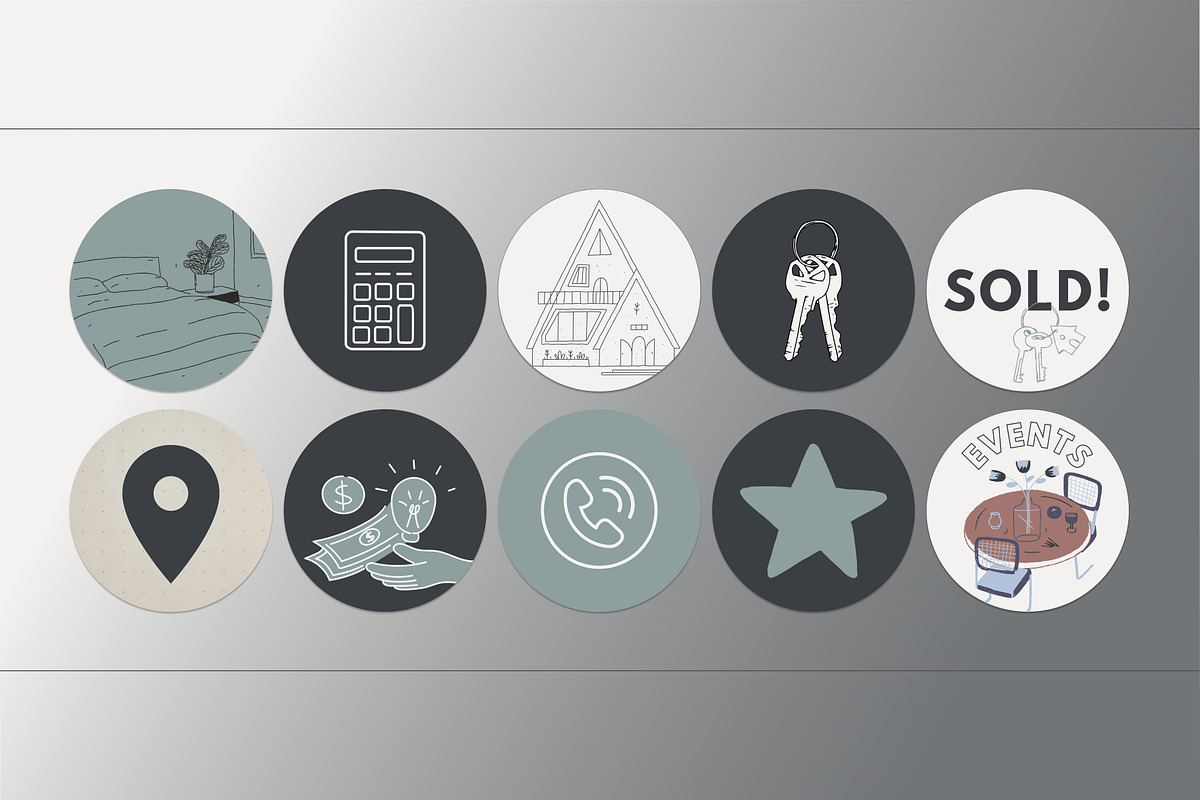 Realtors Instagram Highlight Covers, a Social Media Template by Glow Muse Studio (Photo 3 of 10)