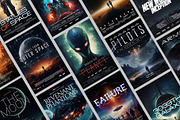 Science Fiction Movie Posters, a Templates & Theme by Pixflow (Thumbnail 1 of 7)