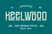 Keel Wood - Sans Condensed Font, a Sans Serif Font by AQR Studio (Thumbnail 1 of 9)