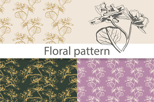 Floral Seamless Pattern in Vector, a Pattern Graphic by Plaid4You