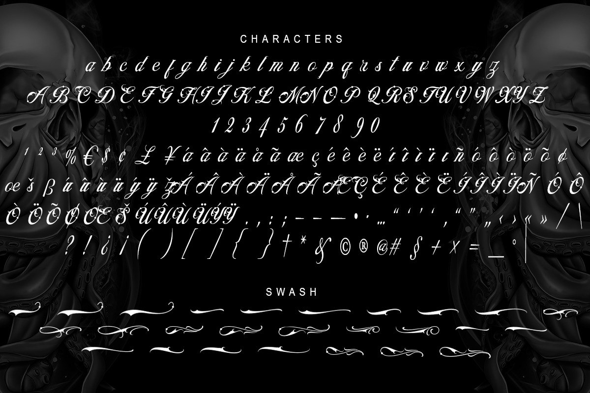 Maldito Font | Tattoo Style preview 6