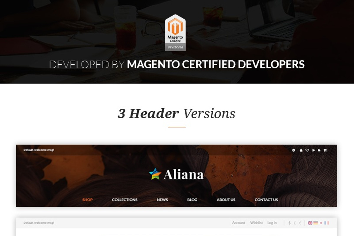 MGS Aliana - M2 multipurpose theme, a Websites & App Template by ArrowTheme (Photo 3 of 5)