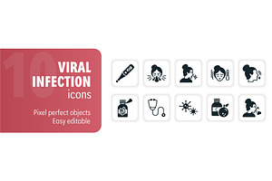 Viral infection symptoms and, an Object Illustration by Aimagenarium@gmail.com