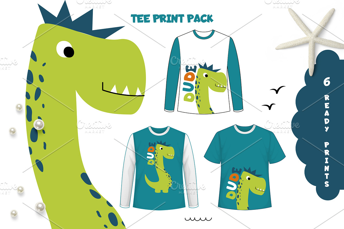 Dino Kids Collection Alphabet, an Animal Illustration by Iryna Danyliuk (Photo 6 of 7)