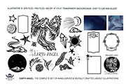 Earth Angel Linocuts, an Illustration by WhiteRiverStudio (Thumbnail 3 of 5)
