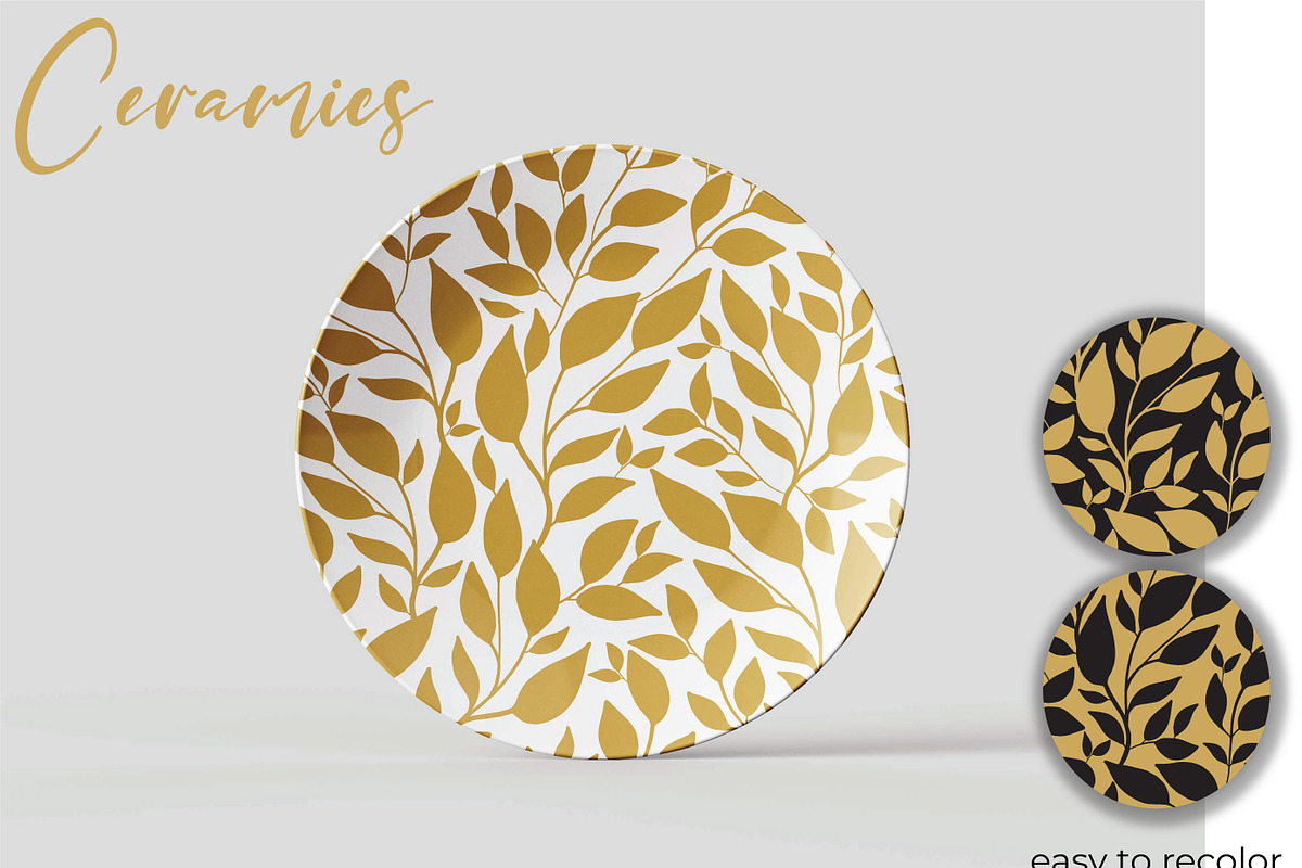 10 Wild meadow vector patterns, a Pattern Graphic by RenattaZare (Photo 4 of 16)