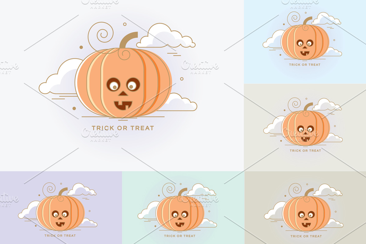 Adorable Halloween characters, an Outline Icon by Polar Vectors (Photo 5 of 11)