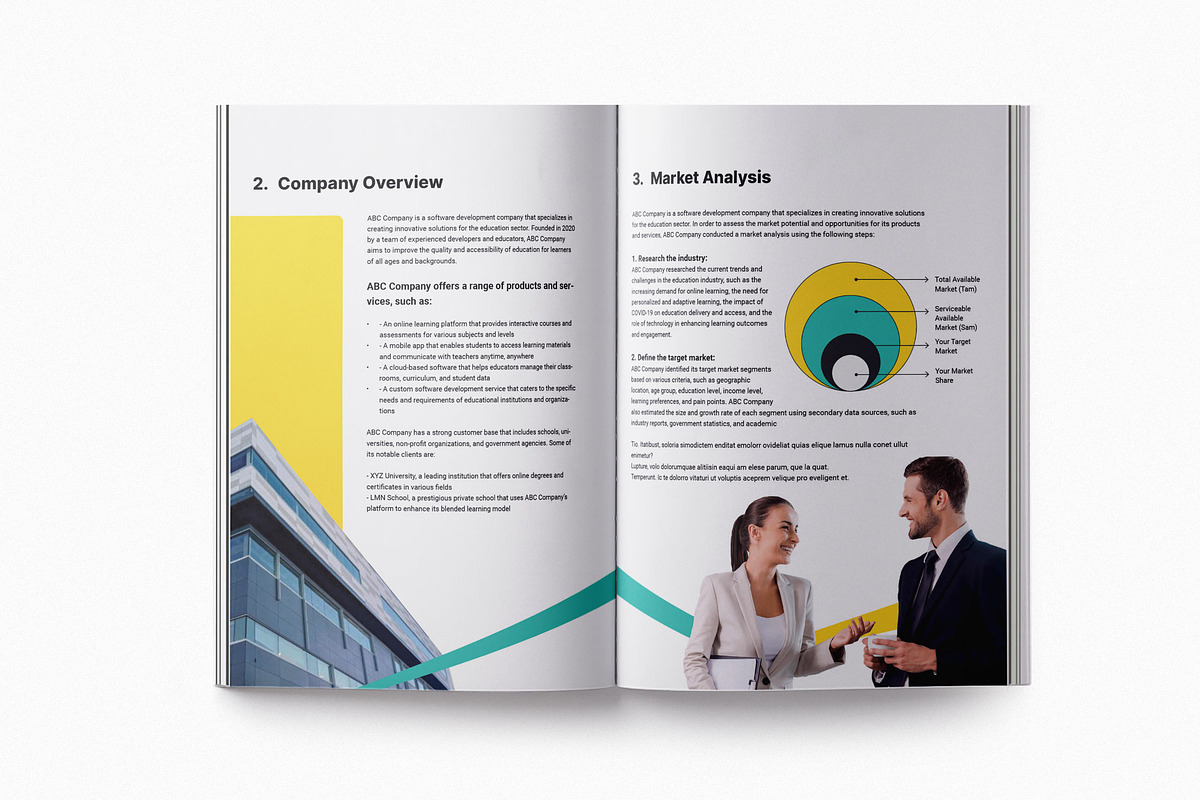 Investor Proposal Editorial Template, a Marketing Template by Limino™ Studio (Photo 4 of 12)