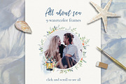 All about sea - watercolor clipart, a Decorative Illustration by long summer (Thumbnail 9 of 13)