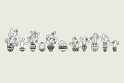 Vector Cactus Set, an Illustration by Inkwell Supply Co (Thumbnail 4 of 11)