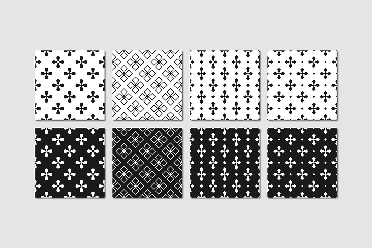 Vintage - 16 Seamless Patterns, a Pattern Graphic by Tustan (Photo 3 of 4)