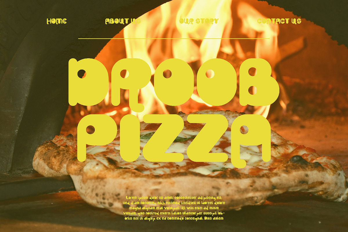 DROOB - Display Font, a Sans Serif Font by Boril Std (Photo 9 of 13)